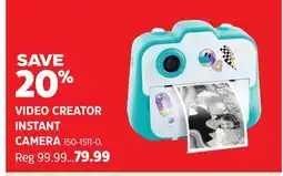 Canadian Tire VIDEO CREATOR INSTANT CAMERA offer