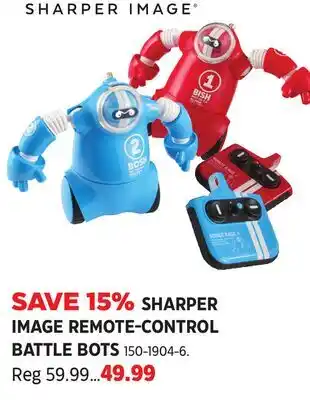 Canadian Tire SHARPER IMAGE REMOTE-CONTROL BATTLE BOTS offer