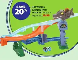 Canadian Tire HOT WHEELS JURASSIC PARK TRACK SET offer
