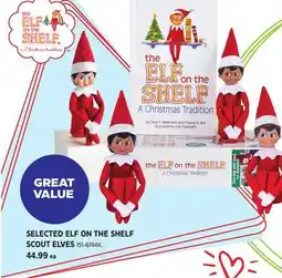 Canadian Tire the-Elf-on-the-Shelf SELECTED ELF ON THE SHELF SCOUT ELVES offer