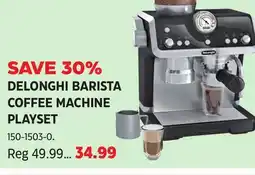 Canadian Tire DELONGHI BARISTA COFFEE MACHINE PLAYSET offer