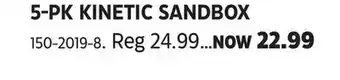 Canadian Tire 5-PK KINETIC SANDBOX offer