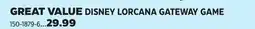Canadian Tire DISNEY LORCANA GATEWAY GAME offer