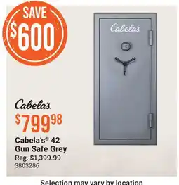 Cabela's Cabela's 42 Gun Safe Grey offer