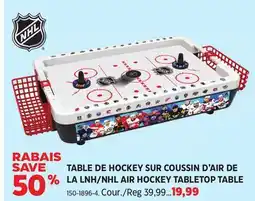 Canadian Tire NHL AIR HOCKEY TABLETOP TABLE offer