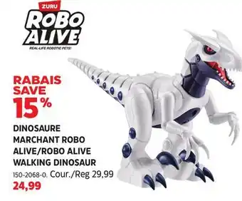Canadian Tire Zuru ROBO ALIVE WALKING DINOSAUR offer