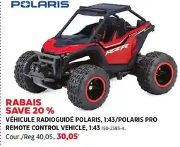 Canadian Tire Motordayz POLARIS PRO REMOTE CONTROL VEHICLE offer
