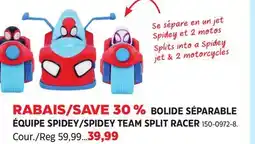 Canadian Tire Spidey Team Split Racer offer