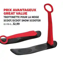 Canadian Tire H2O TROTTINETTE POUR LA NEIGE SCOOT/SCOOT SNOW SCOOTER offer