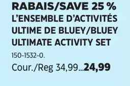 Canadian Tire ULTIME DE BLUEY/BLUEY ULTIMATE ACTIVITY SET offer