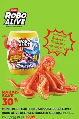 Canadian Tire ROBO ALIVE DEEP SEA MONSTER SURPRISE offer