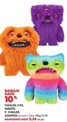 Canadian Tire Zuru 9˝ FUGGLER, ASSORTED offer