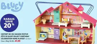 Canadian Tire BLUEY'S BIRTHDAY CELEBRATION HOME PLAYSET offer