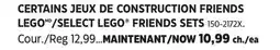 Canadian Tire LEGOMD/SELECT LEGO FRIENDS SETS offer