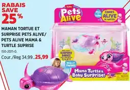 Canadian Tire Zuru PETS ALIVE MAMA & TURTLE SUPRISE offer
