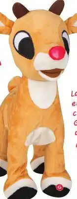 Canadian Tire Rudolph ANIMATED SINGING RUDOLPH offer