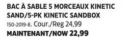 Canadian Tire SAND/5-PK KINETIC SANDBOX offer
