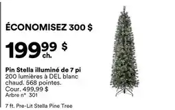 Michaels Pin Stella illuminé de 7 pi offer