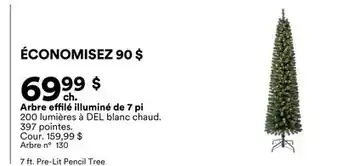Michaels Arbre effilé illuminé de 7 pi offer