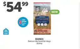 Mondou ROMEO Salmon dry food for dogs offer