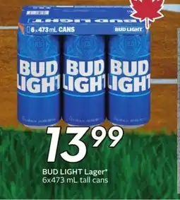 Sobeys BUD LIGHT Lager offer