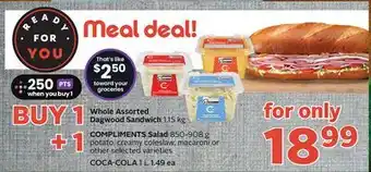 Sobeys Meal Deal offer
