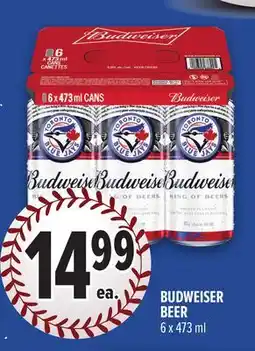 Metro BUDWEISER BEER offer