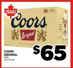 Real Canadian Liquorstore Coors Original offer