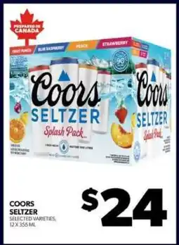 Real Canadian Liquorstore Coors Seltzer offer
