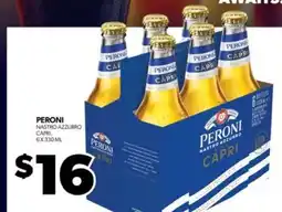Real Canadian Liquorstore PERONI NASTRO AZZURRO CAPRI offer