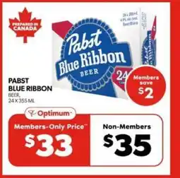 Real Canadian Liquorstore Pabst Blue Ribbon offer