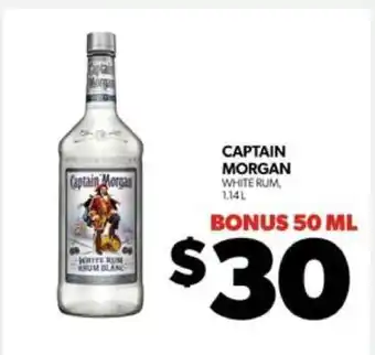 Real Canadian Liquorstore Captain Morgan White Rum offer