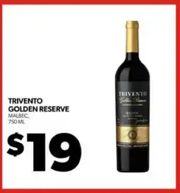 Real Canadian Liquorstore Trivento Golden Reserve offer