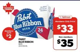 Real Canadian Liquorstore Pabst Blue Ribbon offer