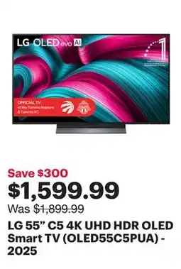 Best Buy LG 55 C5 4K UHD HDR OLED Smart TV (OLED55C5PUA) - 2025 offer