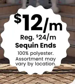 Fabricland Sequin Ends offer