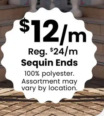 Fabricland Sequin Ends offer