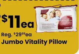 Fabricland Jumbo Vitality Pillow offer