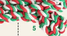 Petvalu HuggleHounds Knotted Rope Bone Holiday Dog Toy offer