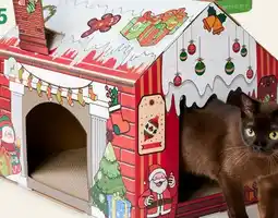 Petvalu Bailey & Bella Celebrates Holiday Cottage Cat Scratcher offer
