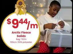 Fabricland Arctic Fleece Solids offer