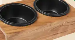 Petvalu Essentials Dog Elevated Wood & Stainless Steel Bowl Set offer