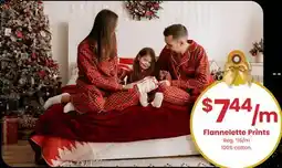 Fabricland Flannelette Prints offer