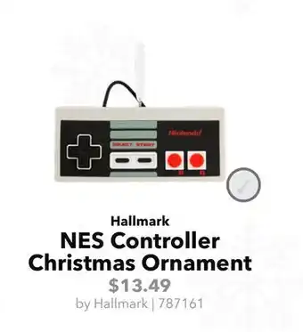 GameStop Hallmark NES Controller Christmas Ornament Hallmark offer