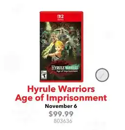 GameStop Hyrule Warriors Age of Imprisonment offer