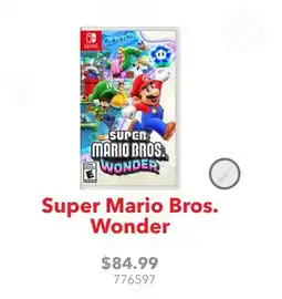 GameStop Super Mario Bros. Wonder offer