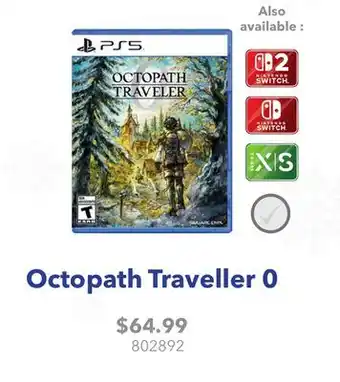 GameStop Octopath Traveller 0 offer