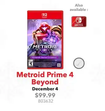 GameStop Metroid Prime 4 Beyond offer