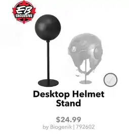 GameStop Biogenik Desktop Helmet Stand offer