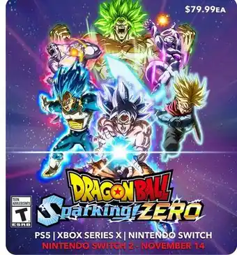 GameStop DRAGON BALL Sparking ZERO offer